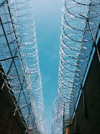 Low angle view of built structure against sky