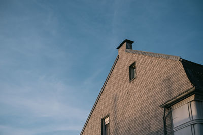 Low angle view of building against sky