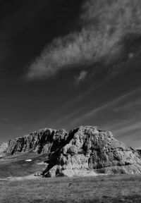 Scenic view of mountain against sky