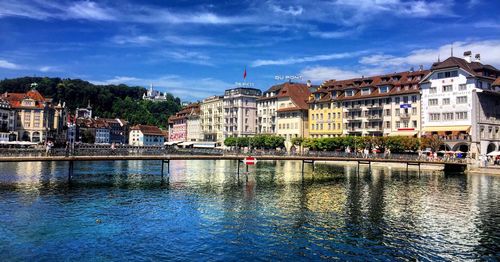 Buildings with waterfront