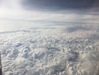 Aerial view of cloudscape against sky