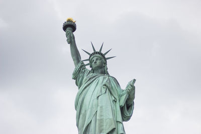 Low angle view of statue