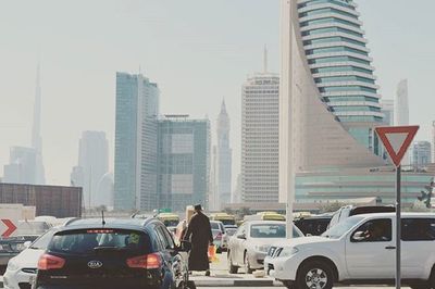 Traffic on road