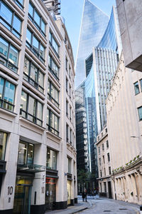 Low angle view of skyscrapers