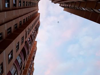 Low angle view of buildings against sky