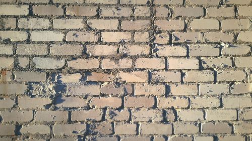 Full frame shot of brick wall