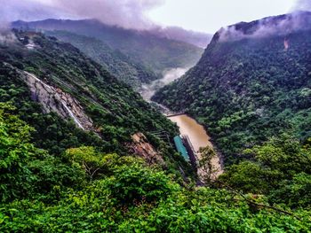 Scenic view of mountains