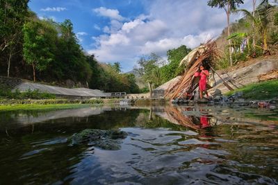 Bridge over river