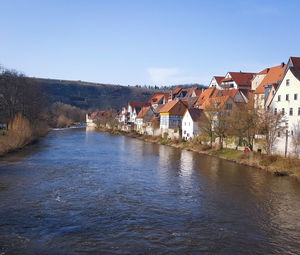 View of buildings at waterfront