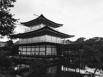 Low angle view of buildings against sky