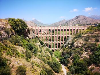 View of arch bridge against sky