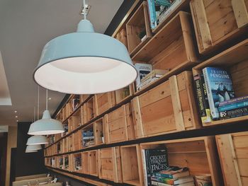 Books on shelf