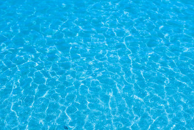 Full frame shot of water in swimming pool