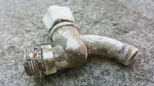 Close-up of an abandoned building