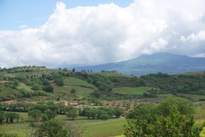 Scenic view of landscape against sky