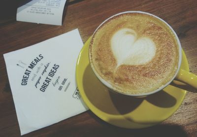 Close-up of coffee cup