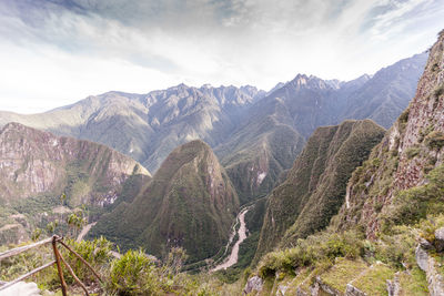 Scenic view of mountains