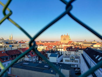 Close-up of chainlink fence