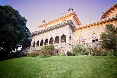 Low angle view of building against sky