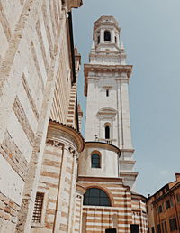 Low angle view of cathedral against sky in city