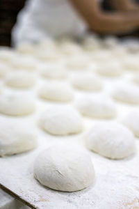 Close-up of cookies on table