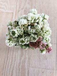 Close-up of flowers on table