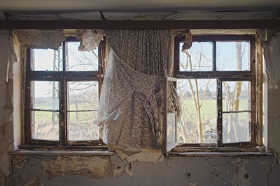 Interior of abandoned home