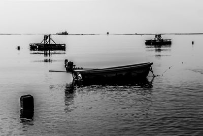 Pier in sea