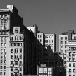 Low angle view of buildings against sky