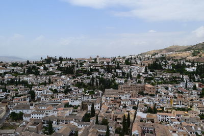 Aerial view of cityscape