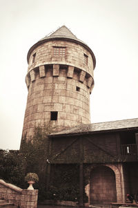 Low angle view of historical building against sky