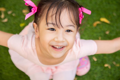 Portrait of a smiling girl