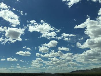 Low angle view of clouds in sky