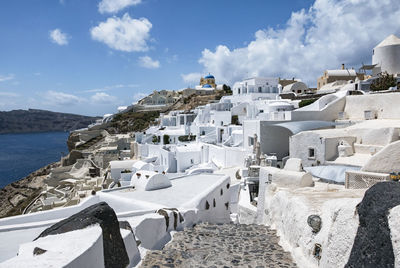 Landscape of oia in santorini