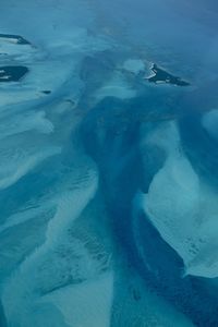 High angle view of sea