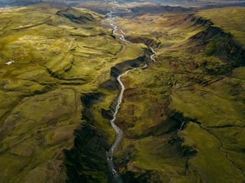 Aerial view of landscape