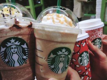 Close up of drink