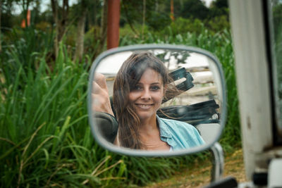 Portrait of a smiling young woman