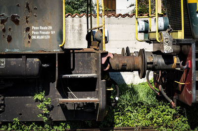 Abandoned train