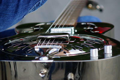 Close-up of guitar