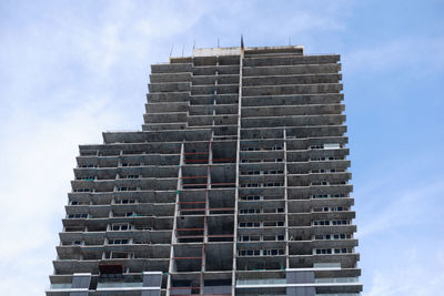 Low angle view of building against sky