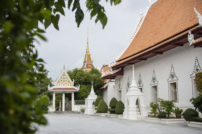 Low angle view of built structures