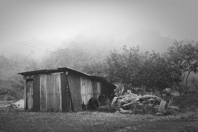 House on field