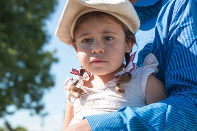 Argentinian father and daughter