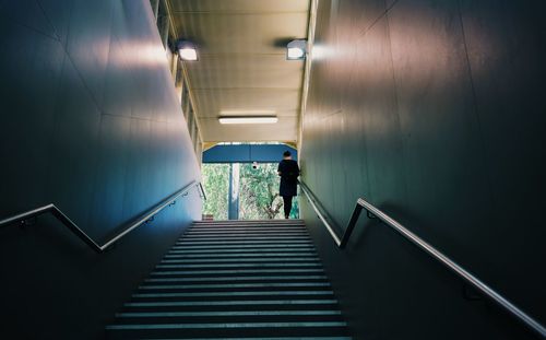 Staircase in building