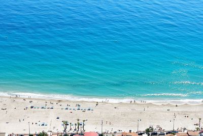 Beach and sea with copy space