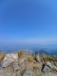 View from the peak of mount parang purwakarta