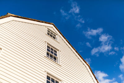 Low angle view of building against sky