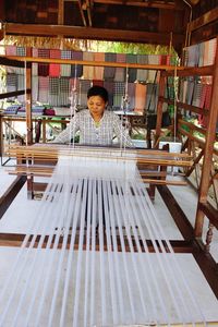 Man working in factory