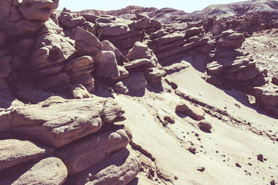 Scenic view of rock formation